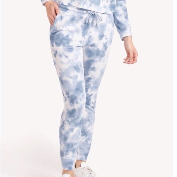 Young Fabulous & Broke Pants - YOUNG FABULOUS & BROKE blue tie dye sweats NWT L!